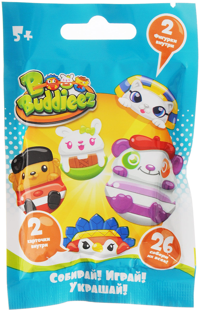 1TOY Набор фигурок Bbuddieez 2 штТ59257 1TOY Набор фигурок Bbuddieez 2 штТ59257BBuddieez - коллекционные шармы в виде фигурок забавных монстриков. Их можно прикреплять к браслетам, шнуркам, волосам, рюкзакам, на ручки и карандаши, на одежду. С монстриками можно придумать различные увлекательные игры, собирать и обмениваться с друзьями. Набор из 2-х монстриков и 2-х карточек с именем фигурки и кратким описанием. Фигурки в закрытом пакете. Всего в коллекции 26 разных фигурок.