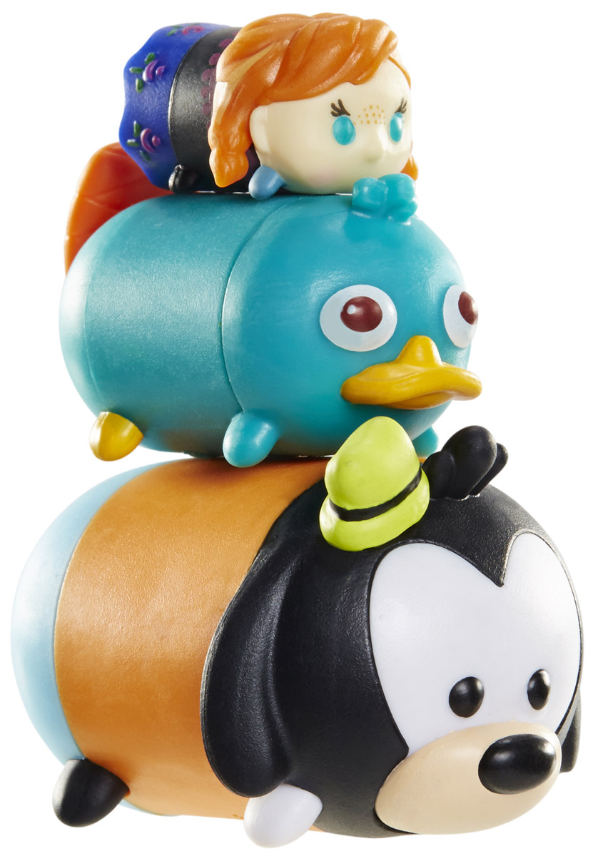 Tsum Tsum Набор фигурок Принцесса Анна Утконос Перри Гуфи980080_173/168/109 Tsum Tsum Набор фигурок Принцесса Анна Утконос Перри Гуфи980080_173/168/109Tsum Tsum - это небольшие коллекционные фигурки, изображающие различных персонажей детских мультфильмов Дисней. Они очень яркие, качественно сделаны и выглядят весьма привлекательно. В набор входят 3 фигурки разных размеров. Отличительной особенностью игрушек является то, что их можно сцеплять друг с другом, усаживая на спины - таким образом, у вас получится подобие оригинальной башенки. Соберите целую коллекцию фигурок! В наборе фигурки под номерами 173, 168, 109.