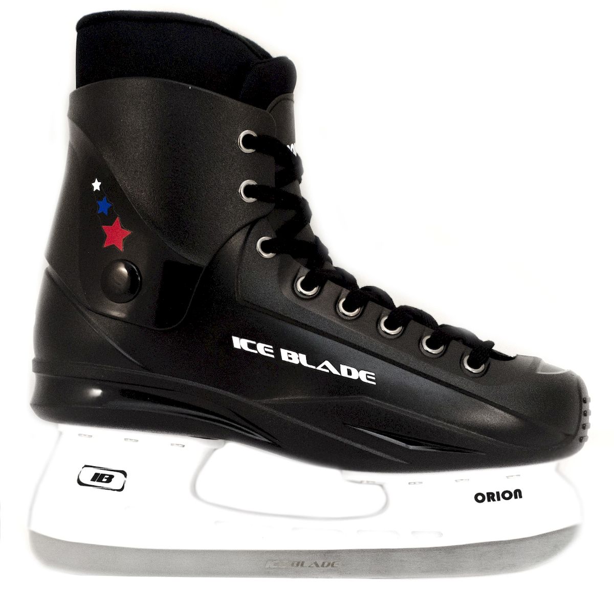 Коньки хоккейные Ice Blade Orion, цвет: черный. УТ-00004984. Размер 37УТ-00004984 Коньки хоккейные Ice Blade Orion, цвет: черный. УТ-00004984. Размер 37УТ-00004984Коньки хоккейные Orion - это хоккейные коньки для любых возрастов. Конструкция Ice Blade Orion прекрасно защищает стопу, очень комфортно для активного катания, а также позволяет играть в хоккей. Легкий пластиковый ботинок хоккейных коньков Ice Blade Orion очень комфортный как для простого катания на льду, так и для любительского хоккея. Внутренний сапожок утеплен мягким и дышащим материалом, а язычок усилен специальной вставкой для большей безопасности Вашей стопы. Модель Ice Blade Orion также прекрасно подойдет и для коммерческого использования. Данную модель часто покупают для использования в прокате. Материал: Выполнены из высококачественного морозостойкого пластика и нейлоновой сетки. Внутренняя часть отделана мягким вельветом. Материал лезвия - высокоуглеродистая сталь. Основные характеристики: Назначение: хоккейные коньки Тип фиксации: шнурки Дополнительные характеристики: Материал ботинка: высококачественный морозостойкий пластик и нейлоновая сетка...