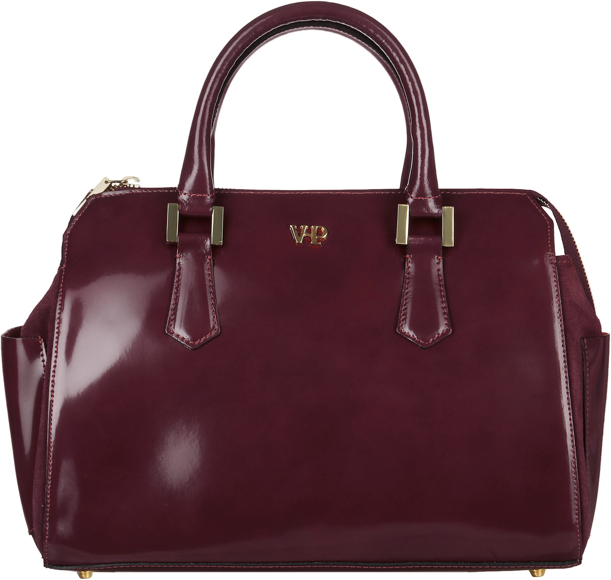 Сумка женская Vita Pelle, цвет: бордовый. 9VVP5089VVP508 Сумка женская Vita Pelle, цвет: бордовый. 9VVP5089VVP508Стильная и элегантная женская сумка Vita Pelle изготовлена из натуральной кожи. Изделие имеет одно вместительное отделение. Внутри расположены один накладной открытый карман и два кармана на застежке-молнии. По бокам расположены накладные открытые карманы. Закрывается изделие на застежку- молнию. Сумка оснащена наплечным ремнем регулируемым по длине. Изделие украшено металлической пластиной с названием бренда. Дно модели дополнено металлическими ножками.