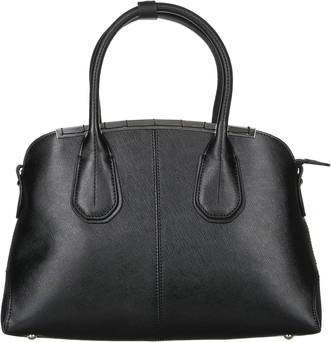 Сумка женская Vita Pelle, цвет: черный. 121008121008 calf prada Сумка женская Vita Pelle, цвет: черный. 121008121008 calf pradaСтильная женская сумка Vita Pelle изготовлена из гладкой натуральной кожи. Изделие имеет одно вместительное отделение. Внутри расположены два накладных открытых кармана и два кармана на застежке-молнии. Закрывается изделие на застежку-молнию. На верхней части модель дополнена двумя декоративными металлическими кромками. Сумка оснащена наплечным ремнем регулируемым по длине. Дно модели дополнено металлическими ножками.