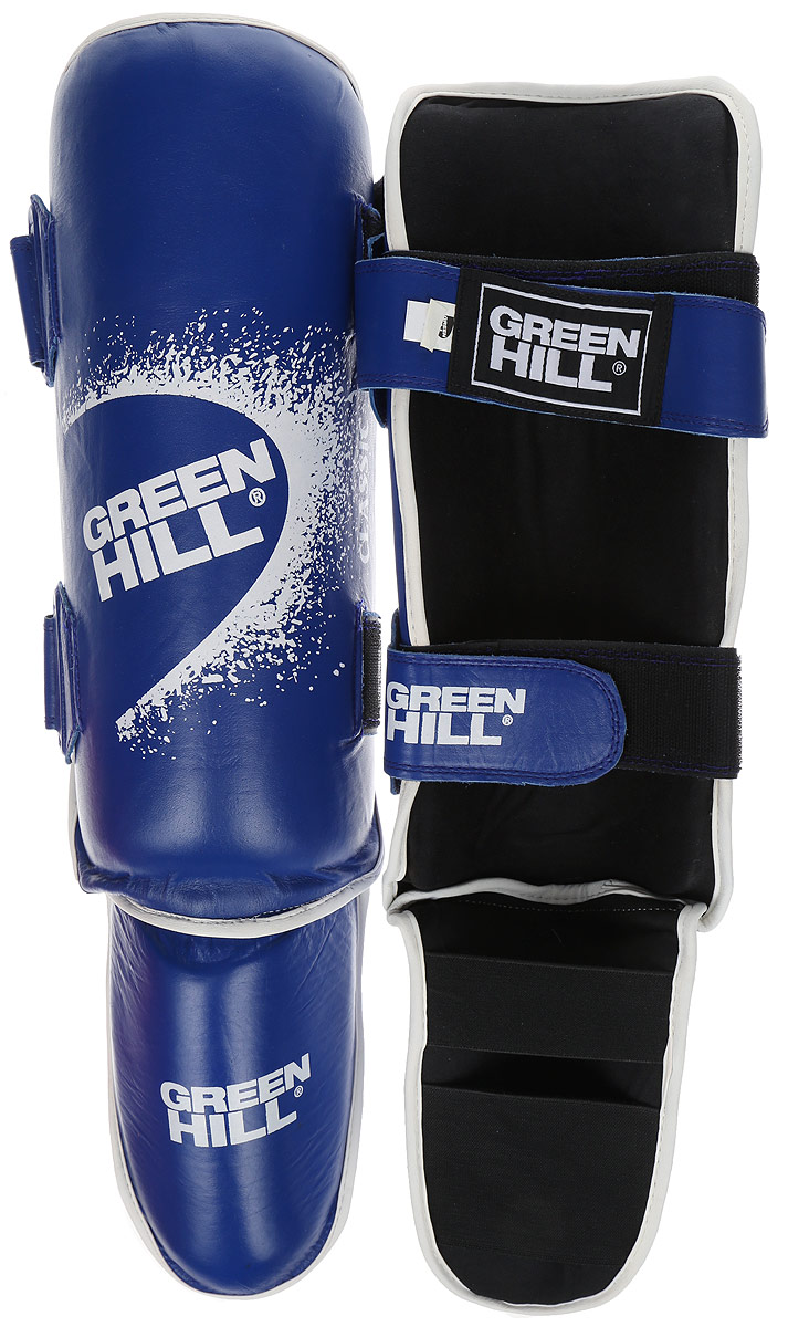 Защита голени и стопы Green Hill Classic, цвет: синий, черный. Размер M. SIC-0019G-0019-M Защита голени и стопы Green Hill Classic, цвет: синий, черный. Размер M. SIC-0019G-0019-MЗащита голени и стопы Green Hill Classic с наполнителем, выполненным из вспененного полимера, необходима при занятиях спортом для защиты пальцев и суставов от вывихов, ушибов и прочих повреждений. Накладки выполнены из высококачественной натуральной кожи. Они надежно фиксируются за счет ленты и липучек. Удобные и эргономичные накладки Green Hill Classic идеально подойдут для занятий тхэквондо и другими видами единоборств. Длина голени: 33 см. Ширина голени: 13 см. Длина стопы: 19 см. Ширина стопы: 11,5 см.