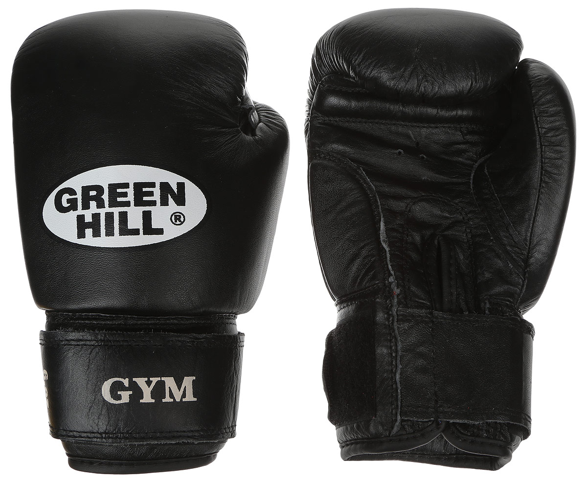 Перчатки боксерские Green Hill Gym, цвет: черный, белый. Вес 6 унцийBGG-2018 Перчатки боксерские Green Hill Gym, цвет: черный, белый. Вес 6 унцийBGG-2018Боксерские перчатки Green Hill Gym подходят для всех видов единоборств где применяют перчатки. Подойдет как для бокса, так и для кикбоксинга. Новички и профессионалы высоко ценят эту модель за универсальность. Верхняя часть перчатки выполнена из натуральной кожи, наполнитель - пенополиуретан. Перфорированная поверхность в области ладони позволяет создать максимально комфортный терморежим во время занятий. Закрепляется на руке при помощи липучки.