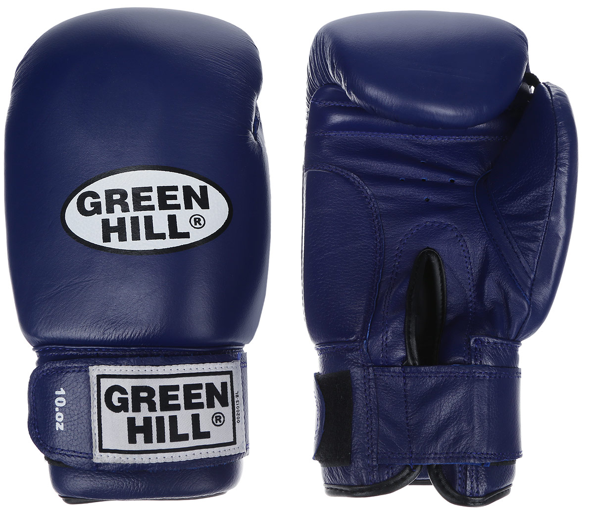 Перчатки боксерские Green Hill Super Star, цвет: синий, белый. Вес 10 унций. BGS-1213сBGS-1213с Перчатки боксерские Green Hill Super Star, цвет: синий, белый. Вес 10 унций. BGS-1213сBGS-1213сБоксерские перчатки Green Hill Super Star предназначены для использования профессионалами. Подойдут для спаррингов и соревнований. Верх выполнен из натуральной кожи, наполнитель - из вспененного полимера. Отверстие в области ладони позволяет создать максимально комфортный терморежим во время занятий. Манжет на липучке способствует быстрому и удобному надеванию перчаток, плотно фиксирует перчатки на руке.