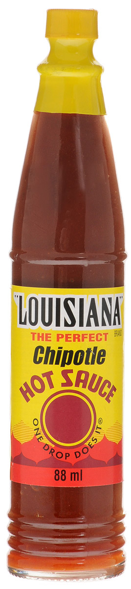 Louisiana Чипотле соус острый перечный, 88 мл121424 Louisiana Чипотле соус острый перечный, 88 мл121424Соус Louisiana Чипотле - острый перечный соус, лучшая приправа к блюдам из мяса, птицы, морепродуктов. Может использоваться как ингредиент для приготовления, маринад.