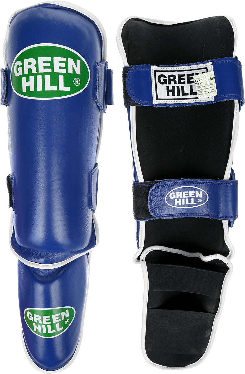 Защита голени и стопы Green Hill Classic, цвет: синий, черный. Размер S. G-0019G-0019-S Защита голени и стопы Green Hill Classic, цвет: синий, черный. Размер S. G-0019G-0019-SЗащита голени и стопы Green Hill Classic с наполнителем, выполненным из вспененного полимера, необходима при занятиях спортом для защиты пальцев и суставов от вывихов, ушибов и прочих повреждений. Накладки выполнены из высококачественной натуральной кожи. Они надежно фиксируются за счет ленты и липучек. Удобные и эргономичные накладки Green Hill Classic идеально подойдут для занятий тхэквондо и другими видами единоборств. Длина голени: 34 см. Ширина голени: 15 см. Длина стопы: 17 см. Ширина стопы: 12 см.