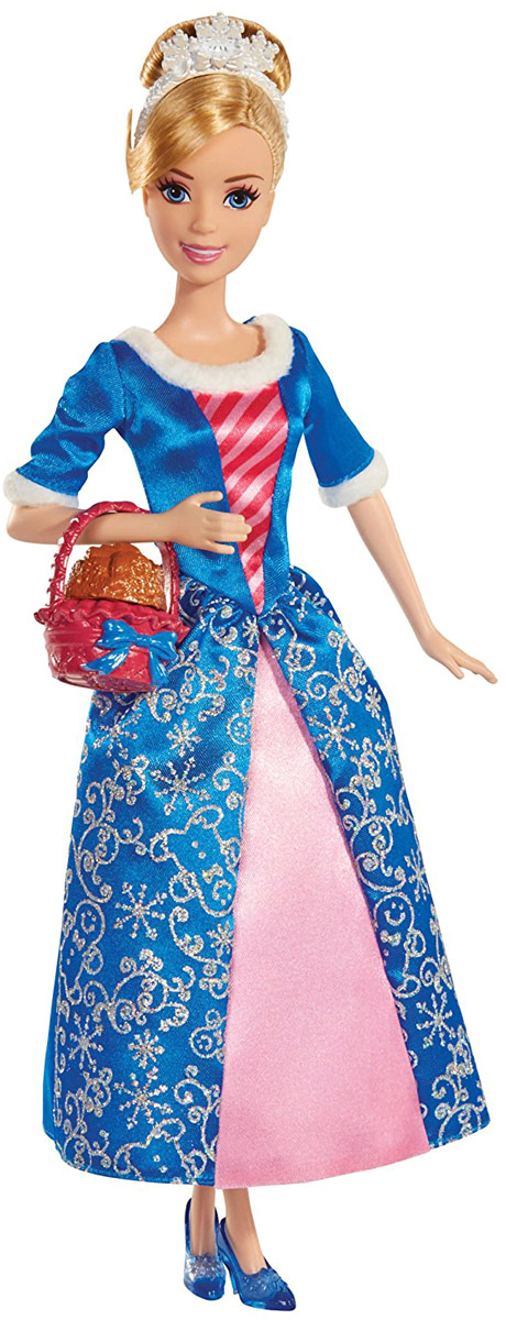 Disney Princess Кукла Золушка цвет платья синий розовыйBDJ10_BDJ15 Disney Princess Кукла Золушка цвет платья синий розовыйBDJ10_BDJ15Кукла Disney Princess Золушка поможет вашей малышке окунуться в сказочный мир. Куколка выполнена в виде главной героини диснеевского мультфильма Золушка. Золушка одета в сине-розовое платьице, подол которого украшен серебряным принтом в виде снежинок, а на ногах - прозрачные туфельки на каблучках. На светлых волосах, убранных в красивую прическу, красуется стильная тиара. Ручки куклы на шарнирах. Ножки и голова куколки подвижны. В комплект вместе с куклой входит корзинка с искусственными печеньями, которые вкусно пахнут. Ваша малышка с удовольствием будет играть с этой куколкой, проигрывая сюжеты из мультфильма или придумывая различные истории.