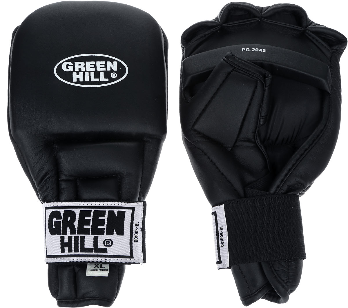 Перчатки для рукопашного боя Green Hill, цвет: черный. Размер XL. PG-2045PG-2045 Перчатки для рукопашного боя Green Hill, цвет: черный. Размер XL. PG-2045PG-2045Перчатки для рукопашного боя Green Hill произведены из высококачественной искусственной кожи. Подойдут для занятий кунг-фу. Конструкция предусматривает открытые пальцы - необходимый атрибут для проведения захватов. Манжеты на липучках позволяют быстро снимать и надевать перчатки без каких-либо неудобств. Анатомическая посадка предохраняет руки от повреждений.