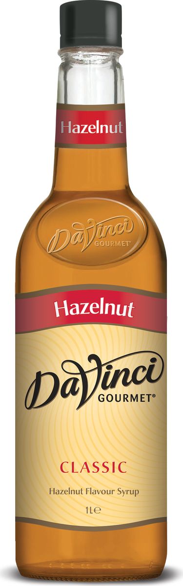 DaVinci Лесной орех Classic сироп, 1 л20393760 DaVinci Лесной орех Classic сироп, 1 л20393760Сироп Da Vinci Лесной орех - безалкогольная добавка в чашку ароматного кофе, которая придется по вкусу любому сладкоежке. Натуральный продукт изготавливается из экологически чистых продуктов с применением современных технологий. Сироп Да Винчи Лесной орех обладает великолепным насыщенным ароматом лесного ореха, который, к слову, очень любим кофеманами всего мира. Как только вы добавите каплю деликатеса в кофе, сразу же почувствуете ни с чем несравнимый вкус лесных орехов. Сироп Da Vinci Лесной орех обладает уникальной способностью смягчать кислотность кофе и придавать ему особенную сладость. Нежный ароматный сироп Да Винчи Лесной орех превосходно сочетается с разнообразными продуктами и напитками, но особенно утонченно он сочетается с кофе.