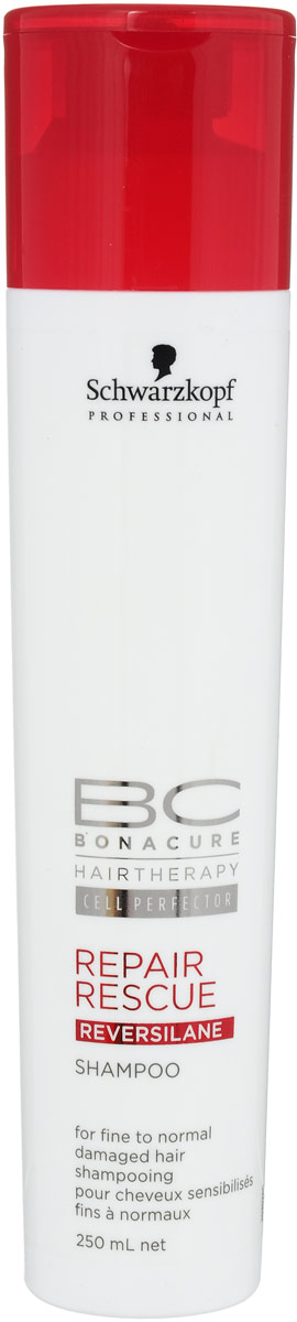 Bonacure Шампунь Спасительное Восстановление Repair Rescue Shampoo 250 мл2015307 Bonacure Шампунь Спасительное Восстановление Repair Rescue Shampoo 250 мл2015307Интенсивный шампунь - уход для сильно поврежденных, тусклых, пористых и ломких волос. Благодаря своей формуле шампунь мягко очищает волосы, улучшает эластичность и разглаживает пористую поверхность делая волосы более послушными. Формирует защитный слой волоса, предохраняя от трения, восстанавливает естественную подвижность блеск и мягкость волос. Мощное соединение пептидов и гибридных полимерных цепей позволяет устранить повреждения трехлетней давности благодаря двойному действию. Для достижения максимального результата рекомендуется использовать с продуктами ухода линии BC Repair Rescue.