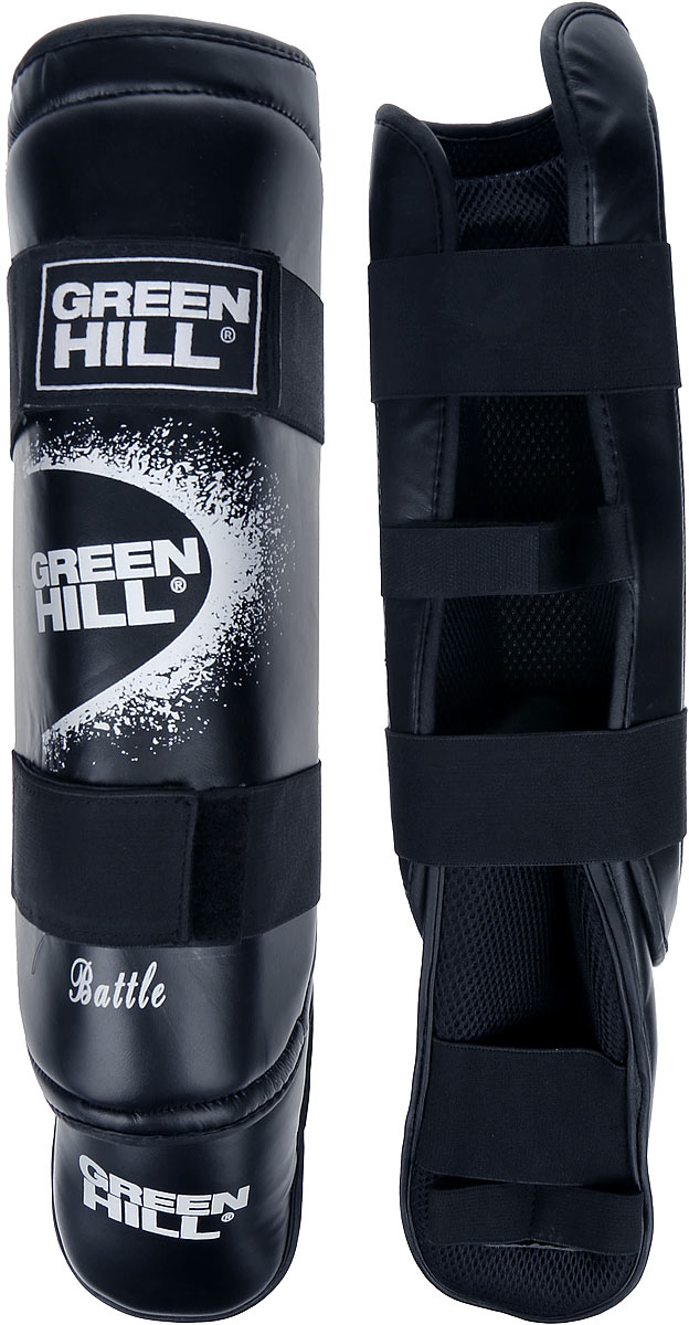 Защита голени и стопы Green Hill Battle, цвет: черный, белый. Размер XL. SIB-0014SIB-0014 Защита голени и стопы Green Hill Battle, цвет: черный, белый. Размер XL. SIB-0014SIB-0014Защита голени и стопы Green Hill Battle с наполнителем, выполненным из вспененного полимера, необходима при занятиях спортом для защиты пальцев и суставов от вывихов, ушибов и прочих повреждений. Накладки выполнены из высококачественной искусственной кожи. Подкладка изготовлена из хлопка, внутренняя сторона выполнена в виде сетки. Они надежно фиксируются за счет ленты и липучек. При желании защиту голени можно отцепить от защиты стопы. Длина голени: 37 см. Ширина голени: 15 см. Длина стопы: 25 см. Ширина стопы: 13 см.
