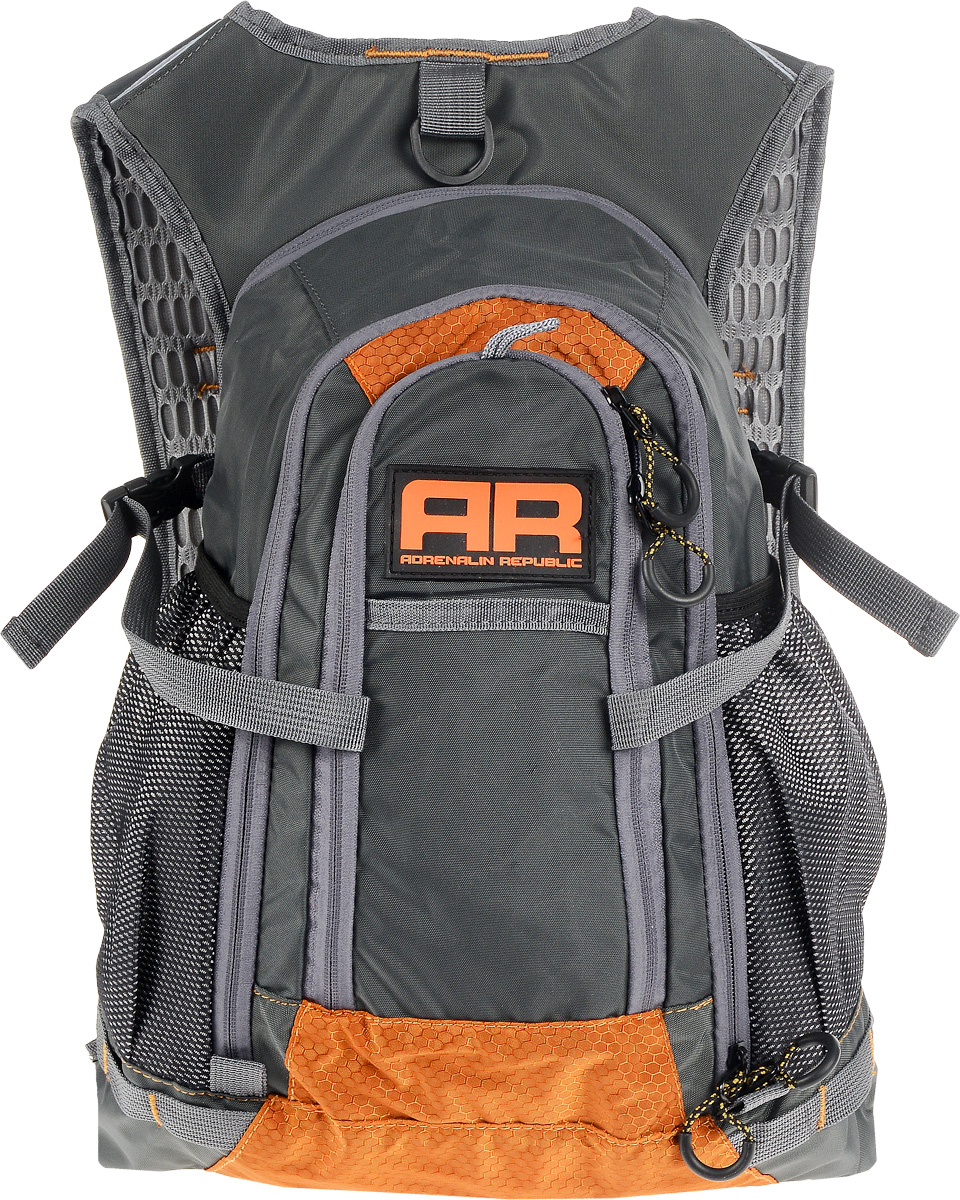 Рюкзак Adrenalin Republic Backpack L, цвет: оранжевый, серый, 25 л80767 Рюкзак Adrenalin Republic Backpack L, цвет: оранжевый, серый, 25 л80767Adrenalin Republic Backpack L - небольшой, но удобный рюкзак, который придется по душе начинающим рыболовам, женщинам и детям. Собрались на продолжительную рыбалку? Подвесная система рюкзака Adrenalin Republic Backpack L не стесняет маневренность, а при помощи быстрой регулировки длины плечевых лямок вы равномерно распределите переносимый вес. Оригинальный дизайн, износостойкие материалы и удобная конструкция означают комфорт и незабываемые дни, проведенные на рыбалке.