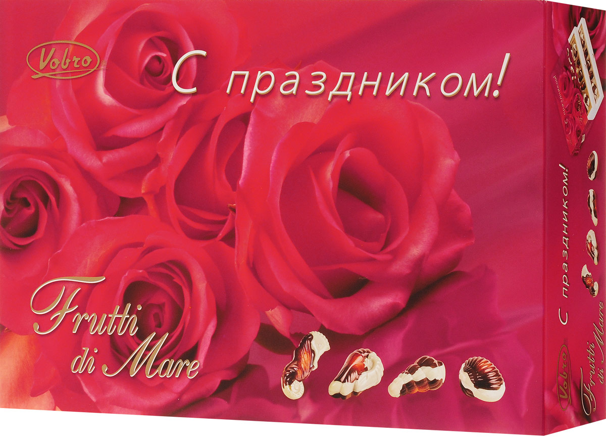 Vobro Frutti di Mare набор шоколадных конфет в виде морских ракушек, 350 г13863_розы Vobro Frutti di Mare набор шоколадных конфет в виде морских ракушек, 350 г13863_розыVobro Frutti di Mare - шоколадные конфеты из белого и молочного шоколада с кремовой начинкой, а также вкусами карамель, ореховым, молочным и какао. Станут прекрасным дополнением к любому чаепитию и отличным подарком для друзей и близких.