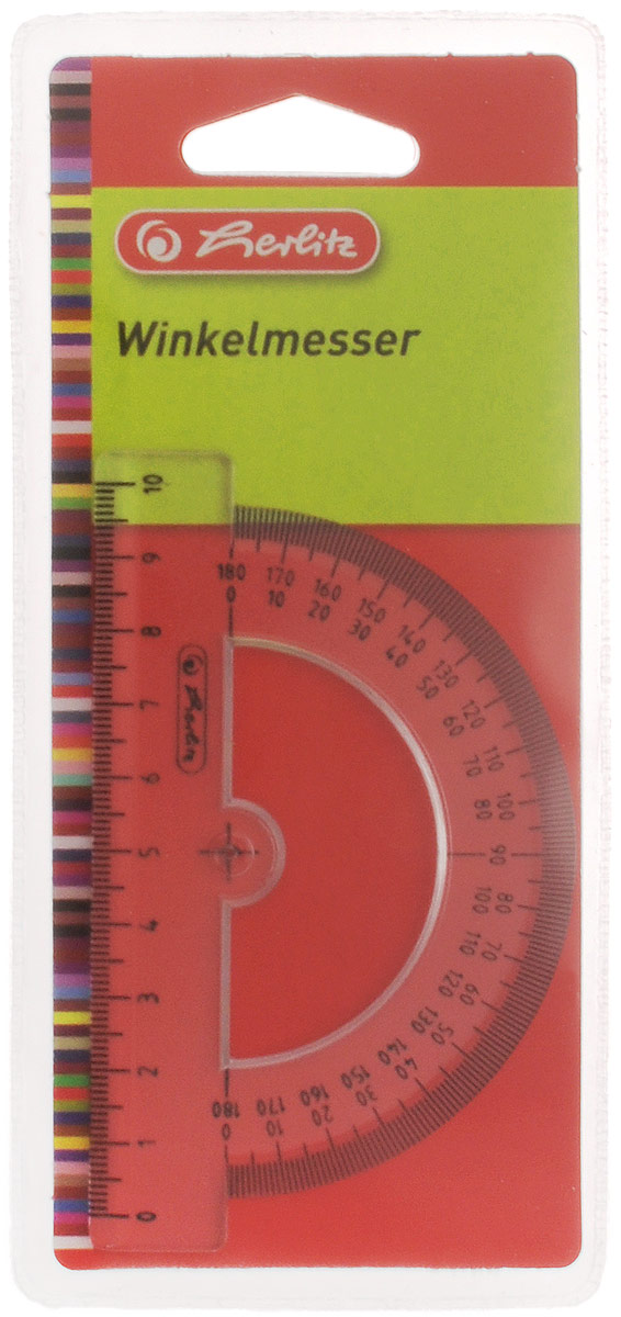 Herlitz Транспортир 10 см8701500 Herlitz Транспортир 10 см8701500Транспортир Herlitz, выполненный из прочного пластика, подходит как для правшей, так и для левшей. Транспортир - это незаменимый инструмент для построения и измерения углов. Высокое качество исполнения гарантирует длительный срок службы.