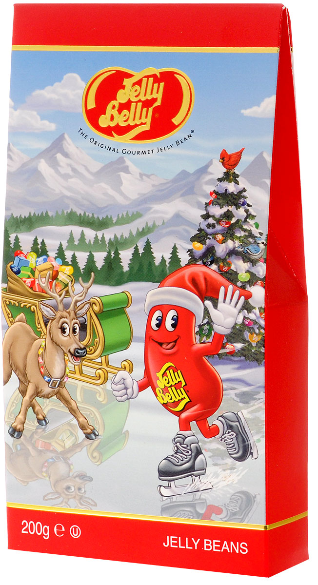 Jelly belly Рождественское жевательное драже, 20 вкусов, 200 г71567001490 Jelly belly Рождественское жевательное драже, 20 вкусов, 200 г71567001490Рождественское жевательное драже Jelly belly - это 20 невероятно сочных и популярных вкусов. Универсальный вариант подарка, подходящий для любого возраста. Удобно ставится на полку, привлекая яркой праздничной картинкой.