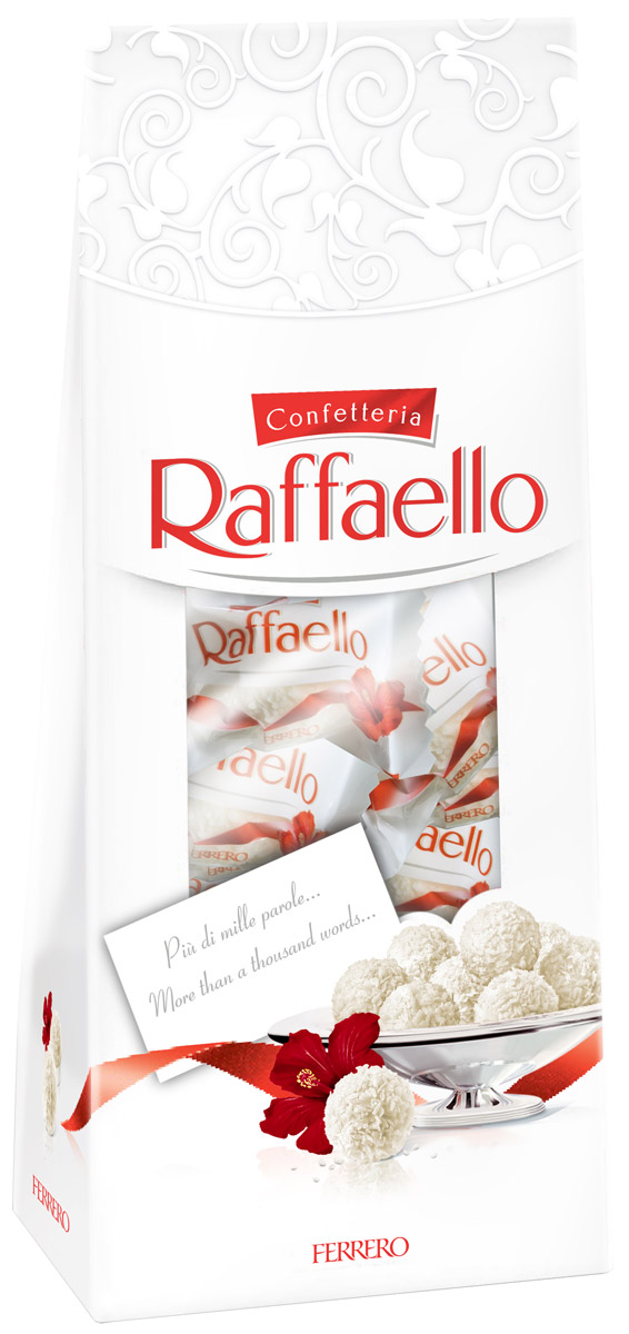 Raffaello конфеты с цельным миндальным орехом в кокосовой обсыпке, 80 г77115557/77098327/77074827 Raffaello конфеты с цельным миндальным орехом в кокосовой обсыпке, 80 г77115557/77098327/77074827Конфеты Раффаэлло с цельным миндальным орехом в кокосовой обсыпке.