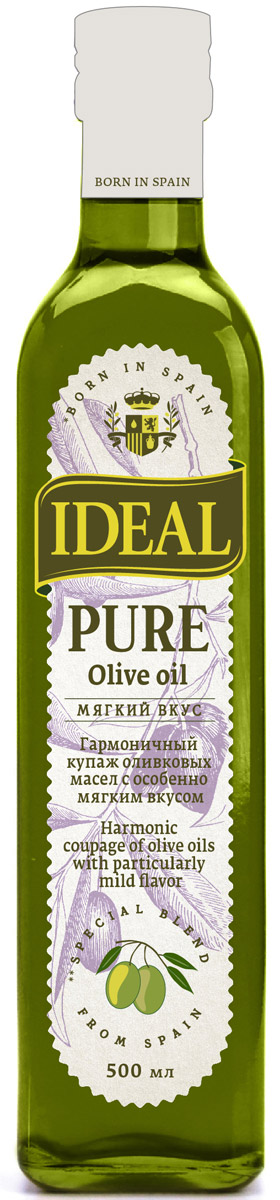 Ideal Pure масло оливковое, 0,5 л Ideal Pure масло оливковое, 0,5 л