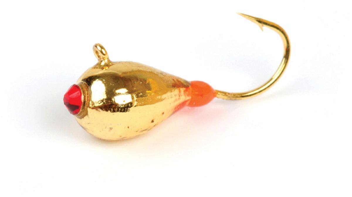 Мормышка вольфрамовая Finnex Капля с ушком Swarovski, 1,85 г, 5 шт. K5- SGO+K5- SGO+ Мормышка вольфрамовая Finnex Капля с ушком Swarovski, 1,85 г, 5 шт. K5- SGO+K5- SGO+Мормышка Капля с ушком Swarovski изготовлена из вольфрама и оснащена крючком Hayabusa. Главное достоинство вольфрамовой мормышки - большой вес при малом объеме. Эта особенность дает большие преимущества при ловле, так как позволяет быстро погрузить приманку на требуемую глубину и лучше чувствовать игру мормышки. За счет небольшого лобового сопротивления приманка не только быстро оказывается на нужной глубине, но и предоставляет возможность ведения действительной активной игры.
