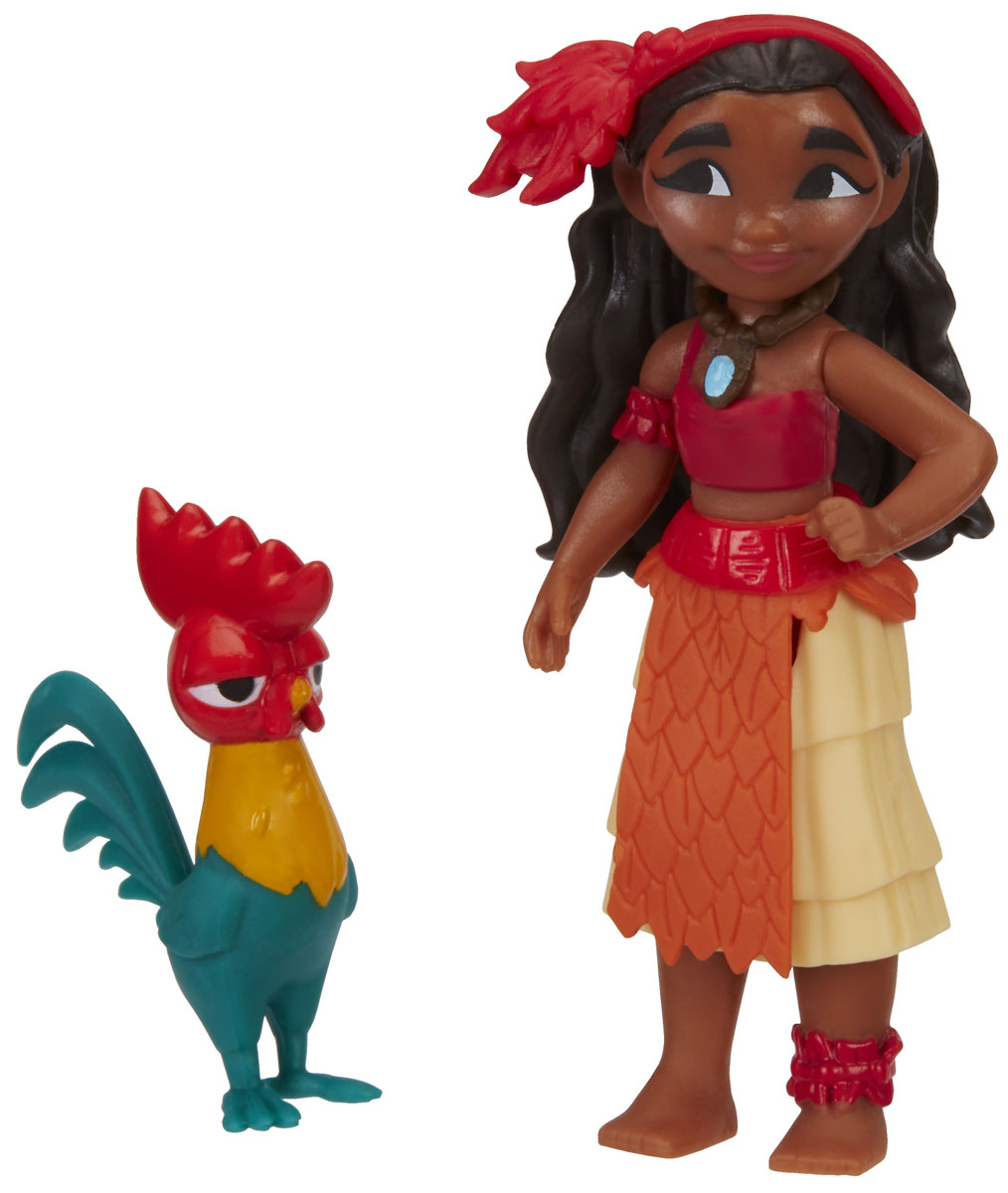 Disney Moana Набор фигурок Моана и Хей-ХейB8298EU4_В9174 Disney Moana Набор фигурок Моана и Хей-ХейB8298EU4_В9174Набор фигурок Disney Moana включает в себя Моану и петуха Хей-Хей. Фигурки выполнены из высококачественного и безопасного для ребенка материала. Моана - главная героиня мультфильма, 14-летняя дочь вождя, любит океан и все, что с ним связано, храбрая и отважная. Хей-Хей - глупый до смешного петух со смотрящими в разные стороны глазами. Моана - мультфильм от создателей всемирно известного анимационного мультфильма Холодное сердце, премьера которого ожидается 1 декабря 2016 года. С фигурками по мотивам этого мультфильма ребенок сможет затеять увлекательную сюжетно-ролевую игру, или придумывать собственные, уникальные истории.