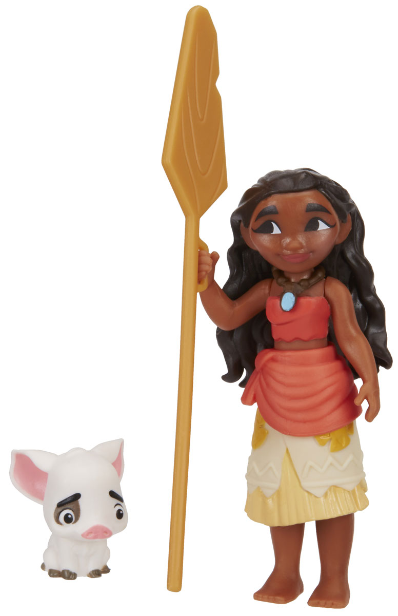 Disney Moana Набор фигурок Моана и ПуаB8298EU4_В8299 Disney Moana Набор фигурок Моана и ПуаB8298EU4_В8299Набор фигурок Disney Moana включает в себя Моану и поросенка Пуа. Фигурки выполнены из высококачественного и безопасного для ребенка материала. Моана - главная героиня мультфильма, 14-летняя дочь вождя, любит океан и все, что с ним связано, храбрая и отважная. Пуа - поросенок Моаны, сопровождает ее во всех приключениях. Моана - мультфильм от создателей всемирно известного анимационного мультфильма Холодное сердце, премьера которого ожидается 1 декабря 2016 года. С фигурками по мотивам этого мультфильма ребенок сможет затеять увлекательную сюжетно-ролевую игру, или придумывать собственные, уникальные истории.