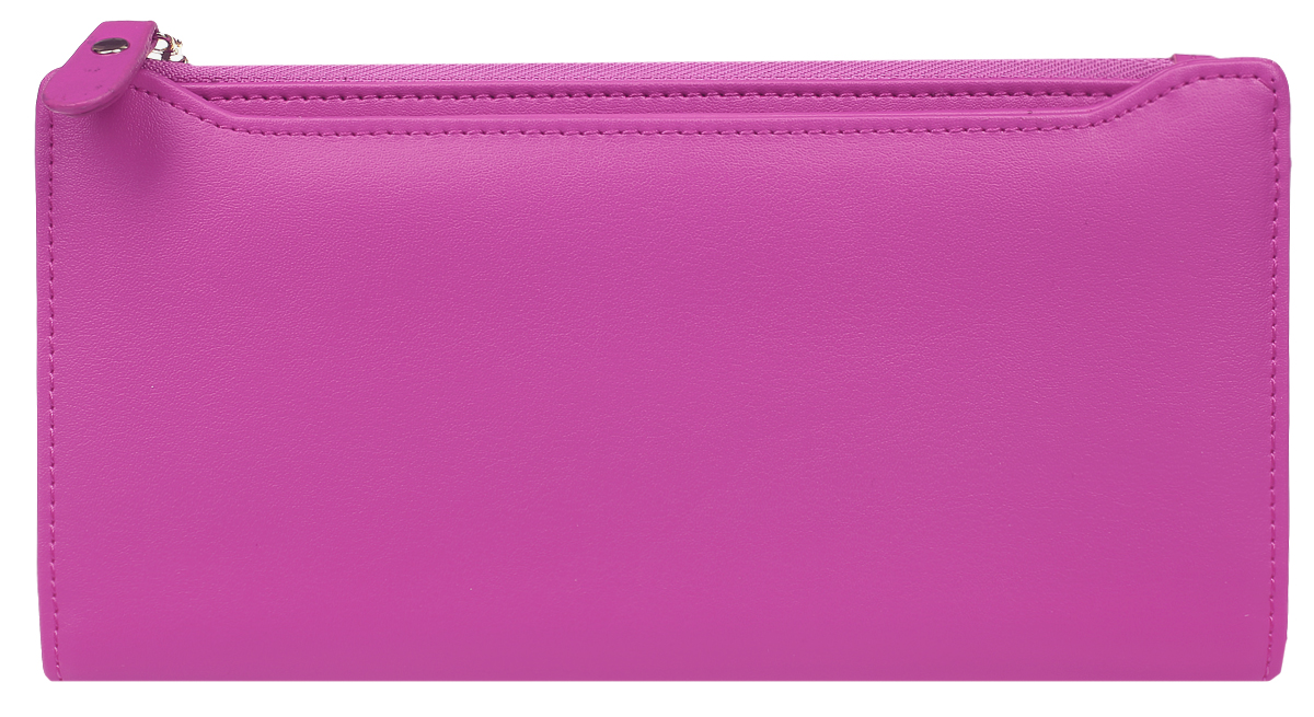 Кошелек женский Cheribags, цвет: цикламеновый. 04K-668-2604K-668-26 Кошелек женский Cheribags, цвет: цикламеновый. 04K-668-2604K-668-26Кошелек Cheribags изготовлен из натуральной кожи и выполнен в оригинальном дизайне. Изделие закрывается с помощью кнопок. Внутри расположено отделение, которое содержит два отделения для купюр, четыре вертикальных прорезных карманов для визиток и карт. Также внутри находятся шесть прорезных карманов, один из которых с прозрачным окошком. Кошелек имеет отдельный карман на молнии для купюр.