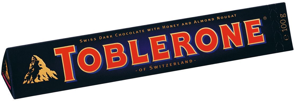 Toblerone шоколад горький с медово-миндальной нугой, 100 г658070, 12574, 4010955 Toblerone шоколад горький с медово-миндальной нугой, 100 г658070, 12574, 4010955Знаменитый швейцарский шоколад Тоблерон треугольной формы. Шоколад Toblerone известен во всем мире благодаря запатентованной треугольной форме, неизменному швейцарскому качеству и характерному сочетанию настоящего горького швейцарского шоколада, меда и миндальной нуги. Впервые шоколад под торговой маркой Toblerone начал продаваться в Швейцарии в 1908 году и очень скоро стал символом этой удивительной страны. Отличается деликатным сливочным вкусом и насыщенным ароматом.