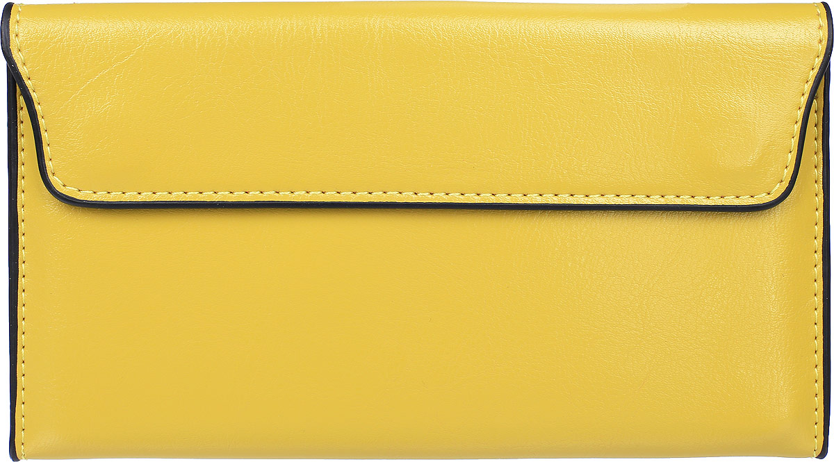 Кошелек женский Cheribags, цвет: лимонный. 04K-8019-1304K-8019-13 Кошелек женский Cheribags, цвет: лимонный. 04K-8019-1304K-8019-13Кошелек Cheribags выполнен из натуральной кожи зернистой текстуры. Изделие закрывается клапаном на магнит. Внутри расположено три отделения для купюр и съемная вставка с шестью прорезными карманами, один из которых с сетчатым окошком.