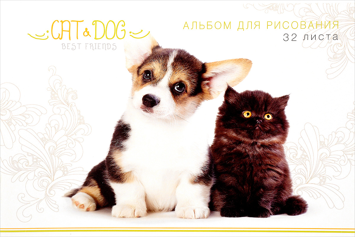 ArtSpace Альбом для рисования Питомцы Best Friends 32 листаА32_3799 ArtSpace Альбом для рисования Питомцы Best Friends 32 листаА32_3799Альбом для рисования ArtSpace Питомцы. Best Friends порадует маленького художника и вдохновит его на творчество. Альбом изготовлен из белоснежной бумаги с яркой обложкой из плотного картона. Внутренний блок альбома, соединенный двумя металлическими скрепками, состоит из 32 листов. Высокое качество бумаги позволяет рисовать в альбоме карандашами, фломастерами, акварельными и гуашевыми красками.