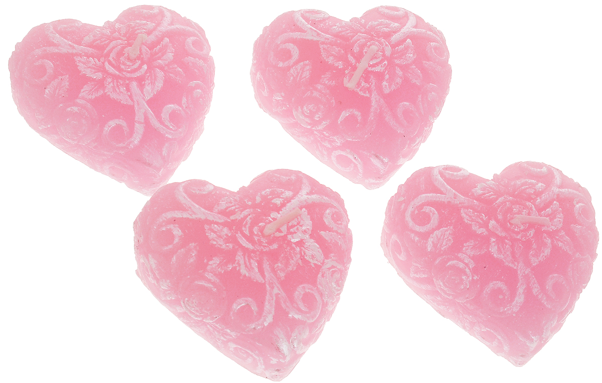 Набор декоративных свечей Lovemark Сердце, 4,5 х 4,5 х 2 см, 4 шт08GSS1050-P Набор декоративных свечей Lovemark Сердце, 4,5 х 4,5 х 2 см, 4 шт08GSS1050-PНабор Lovemark Сердце включает 4 декоративных свечей, выполненных в виде сердца с нежным ароматом розы. Такие свечи элегантно оформят интерьер вашего дома и станут приятным дополнением романтического вечера. Мерцание свечей создаст особую атмосферу уюта в доме.