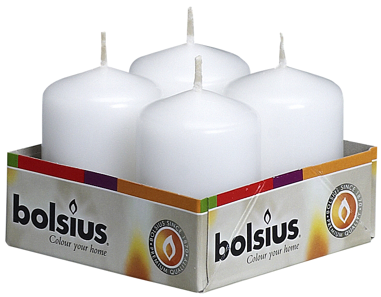 Набор свечей Bolsius, цвет: белый, высота 5,5 см, 4 шт103612560902 Набор свечей Bolsius, цвет: белый, высота 5,5 см, 4 шт103612560902Набор Bolsius состоит из четырех декоративных свечей, изготовленных из парафина. Такие свечи создадут атмосферу таинственности и загадочности и наполнят ваш дом волшебством и ощущением праздника. Хороший сувенир для друзей и близких.