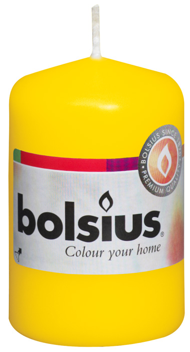 Свеча Bolsius, цвет: желтый, высота 8 см103613200111 Свеча Bolsius, цвет: желтый, высота 8 см103613200111Свеча Bolsius выполнена из парафина в классическом стиле. Ее можно поставить в любое место и она станет ярким украшением интерьера. Свеча Bolsius создаст незабываемую атмосферу, будь то торжество, романтический вечер или будничный день.