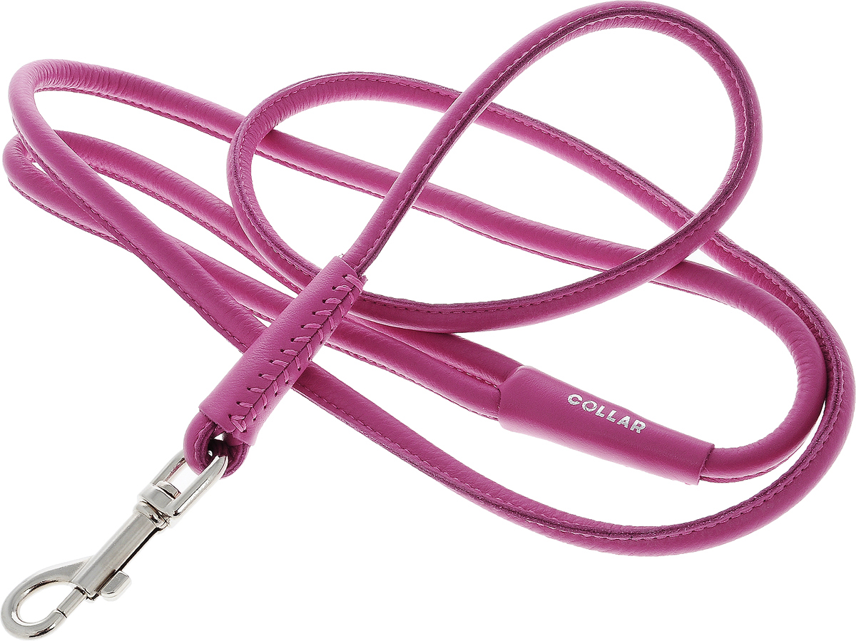 Поводок для собак "CoLLaR Glamour", цвет: розовый, диаметр 1 см, длина 1,83 м