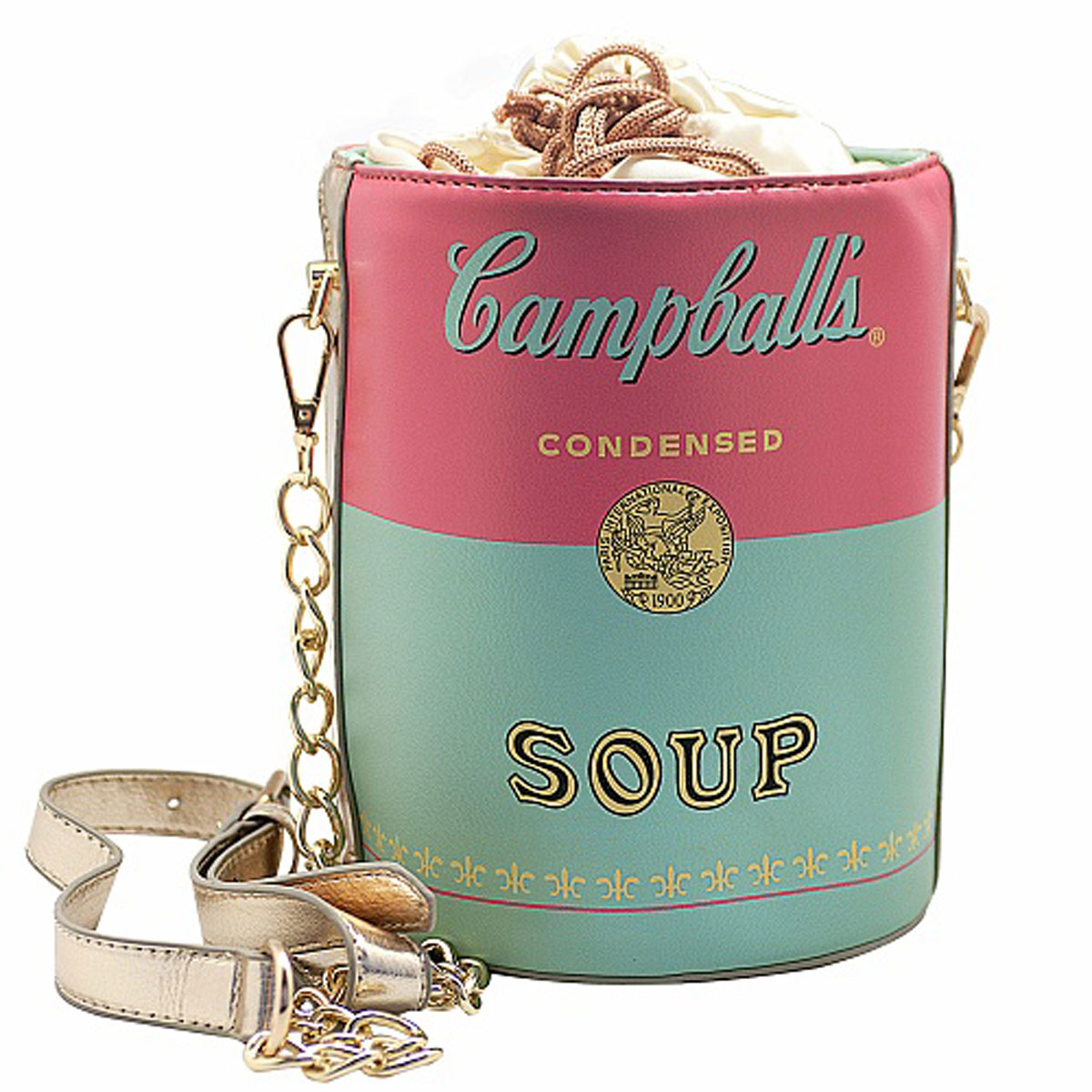 Сумка женская Kawaii Factory Soup, цвет: голубой, розовый. KW100-000171KW100-000171 Сумка женская Kawaii Factory Soup, цвет: голубой, розовый. KW100-000171KW100-000171Женская сумка Kawaii Factory Soup выполнена из искусственной кожи. Оснащена модель завязками на шнурке. Внутренний объем позволяет вместить в аксессуар все необходимое. Модель имеет одно основное отделение.В комплекте съемная цепочка на плечо.