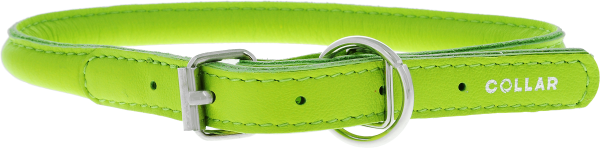Ошейник для собак CoLLaR Glamour, цвет: зеленый, диаметр 1 см, обхват шеи 33-41 см35055 Ошейник для собак CoLLaR Glamour, цвет: зеленый, диаметр 1 см, обхват шеи 33-41 см35055Ошейник для собак CoLLaR Glamour, выполненный из натуральной кожи, устойчив к влажности и перепадам температур. Крепкие металлические элементы делают ошейник надежным и долговечным. Изделие отличается высоким качеством, удобством и универсальностью. Размер ошейника регулируется при помощи пряжки, зафиксированной на одном из 5 отверстий. Минимальный обхват шеи: 33 см. Максимальный обхват шеи: 41 см. Диаметр ошейника: 1 см.