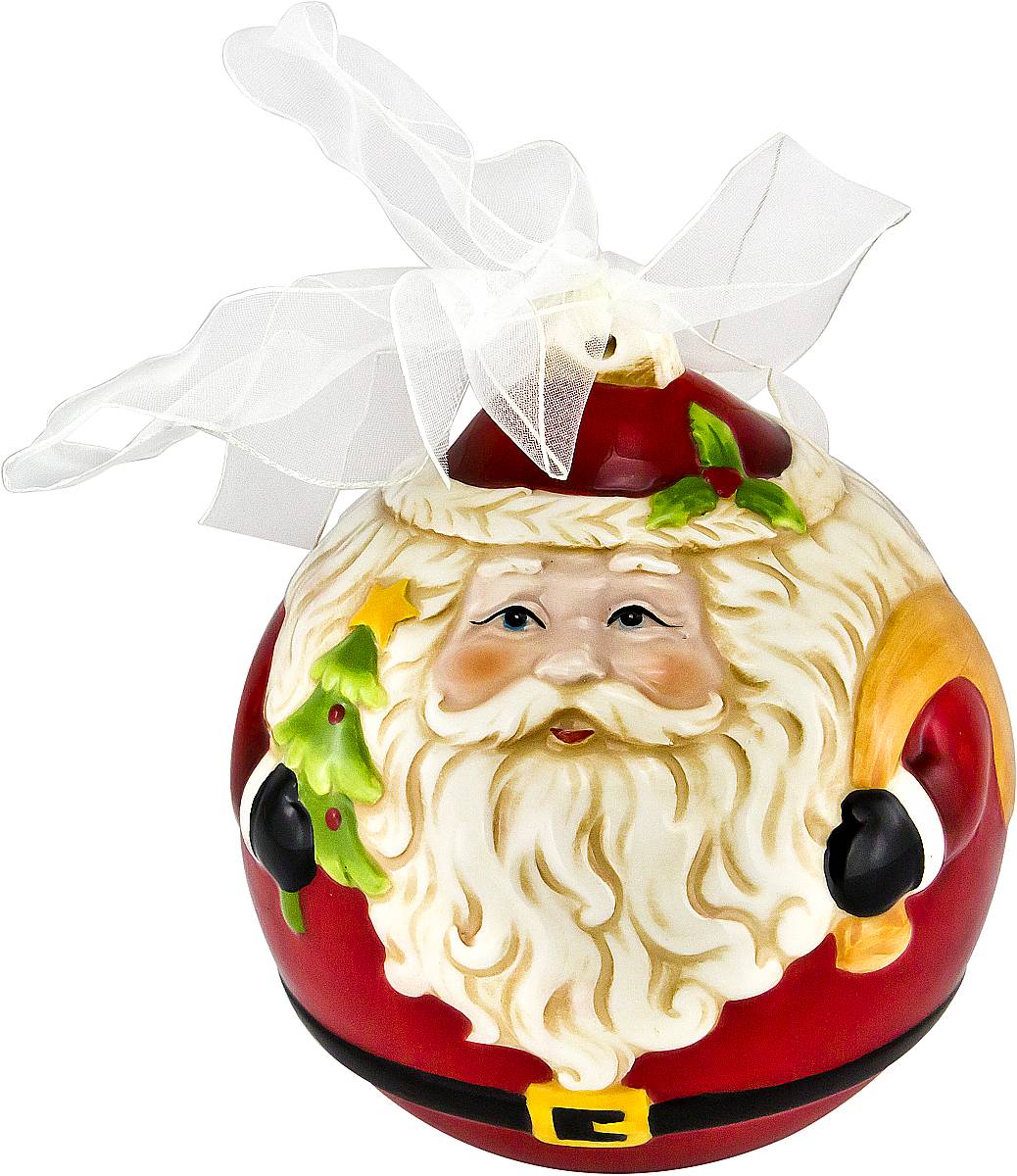 Украшение новогоднее подвесное Mister Christmas Дед Мороз, длина 13,5 смFD-02 Украшение новогоднее подвесное Mister Christmas Дед Мороз, длина 13,5 смFD-02Новогоднее подвесное украшение Mister Christmas Дед Мороз прекрасно подойдет для праздничного декора новогодней ели. Украшение выполнено из керамики. Для удобного размещения на елке предусмотрена петелька в виде ленты. Елочная игрушка - символ Нового года. Она несет в себе волшебство и красоту праздника. Создайте в своем доме атмосферу веселья и радости, украшая новогоднюю елку нарядными игрушками, которые будут из года в год накапливать теплоту воспоминаний.