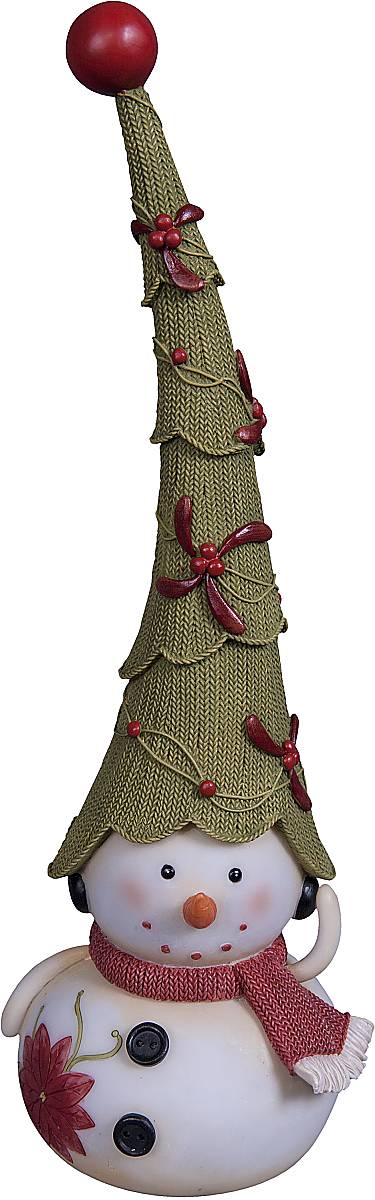 Статуэтка Mister Christmas Снеговик, цвет: белый, зеленый, красный, высота 30 смSM-1A Статуэтка Mister Christmas Снеговик, цвет: белый, зеленый, красный, высота 30 смSM-1AСтатуэтка Mister Christmas Снеговик выполнена из полистоуна в виде забавного снеговика. Она привлекает к себе внимание и буквально умиляет, заставляя улыбнуться. Такой сувенир станет отличным подарком родным или друзьям на Новый год, а также он украсит интерьер вашего дома или офиса. Высота статуэтки: 30 см.