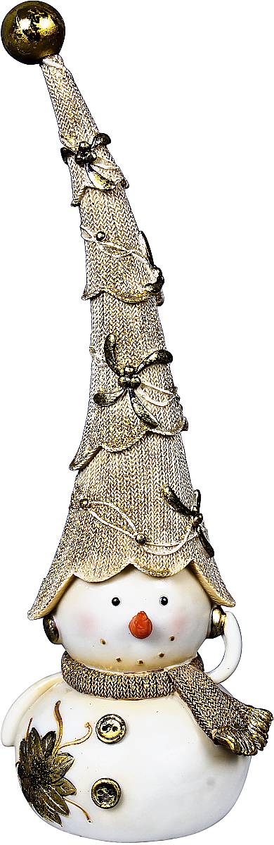 Статуэтка Mister Christmas Снеговик, цвет: белый, золотистый, высота 30 смSM-1B Статуэтка Mister Christmas Снеговик, цвет: белый, золотистый, высота 30 смSM-1BСтатуэтка Mister Christmas Снеговик выполнена из полистоуна в виде забавного снеговика. Она привлекает к себе внимание и буквально умиляет, заставляя улыбнуться. Такой сувенир станет отличным подарком родным или друзьям на Новый год, а также он украсит интерьер вашего дома или офиса. Высота статуэтки: 30 см.