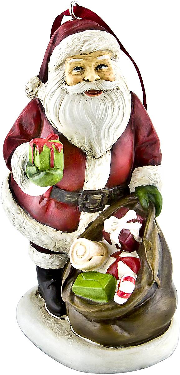Украшение новогоднее подвесное Mister Christmas Дед Мороз, высота 10 см. TM-A-2TM-A-2 Украшение новогоднее подвесное Mister Christmas Дед Мороз, высота 10 см. TM-A-2TM-A-2Украшение новогоднее декоративное Mister Christmas Дед Мороз прекрасно подойдет для праздничного декора вашего дома. Изделие выполнено из полистоуна и оснащено петелькой для подвешивания. Новогодние украшения несут в себе волшебство и красоту праздника. Они помогут вам украсить дом к предстоящим праздникам и оживить интерьер. Создайте в доме атмосферу тепла, веселья и радости, украшая его всей семьей. Кроме того, такая игрушка станет приятным подарком, который надолго сохранит память этого волшебного времени года. Высота украшения: 10 см.