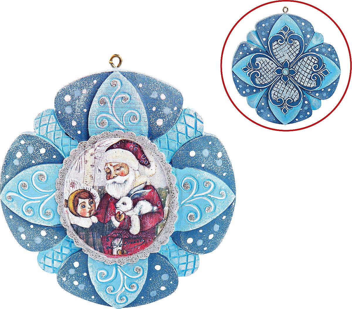 Украшение новогоднее подвесное Mister Christmas, коллекционное, высота 10 см. US 6102184-1US 6102184-1 Украшение новогоднее подвесное Mister Christmas, коллекционное, высота 10 см. US 6102184-1US 6102184-1Украшение Mister Christmas будет изящно смотреться на фоне зеленой хвои, будь она настоящей или искусственной. Изделие выполнено из полистоуна и дополнено надежным креплением, за счёт которого игрушка фиксируется на елке. Новогоднее украшение Mister Christmas оформит интерьер вашего дома или офиса в преддверии Нового года. А также станет отличным решением новогоднего подарка для ваших друзей и коллег. Высота: 10 см.