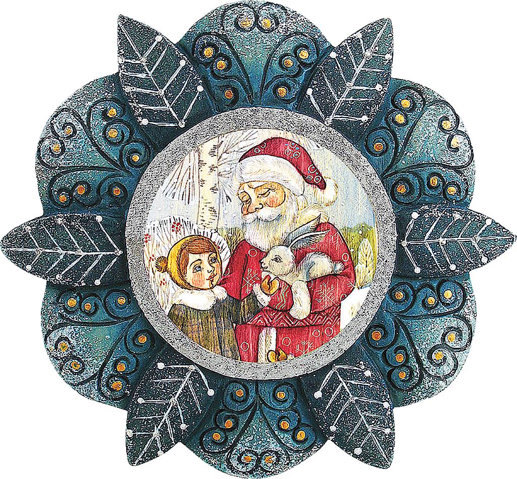 Украшение новогоднее подвесное Mister Christmas Дед Мороз, малыш и заяц, коллекционное, высота 10 см. US 6102184US 6102184 Украшение новогоднее подвесное Mister Christmas Дед Мороз, малыш и заяц, коллекционное, высота 10 см. US 6102184US 6102184Украшение Mister Christmas Дед Мороз, малыш и заяц будет изящно смотреться на фоне зеленой хвои, будь она настоящей или искусственной. Изделие выполнено из полистоуна и дополнено надежным креплением, за счёт которого игрушка фиксируется на елке. Новогоднее украшение Mister Christmas оформит интерьер вашего дома или офиса в преддверии Нового года. А также станет отличным решением новогоднего подарка для ваших друзей и коллег. Высота: 10 см.