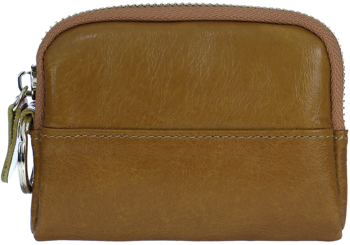 Кошелек женский. Cheribags, цвет: коричневый. 04К-8211-2804К-8211-28 Кошелек женский. Cheribags, цвет: коричневый. 04К-8211-2804К-8211-28Миниатюрный кошелек Cheribags выполнен из натуральной кожи и оформлен прострочкой. Внутри расположено отделение для денег, которое содержит открытый накладной карман. Изделие закрывается на застежку-молнию. Кошелек оснащен заводным кольцом для фиксации ключей.
