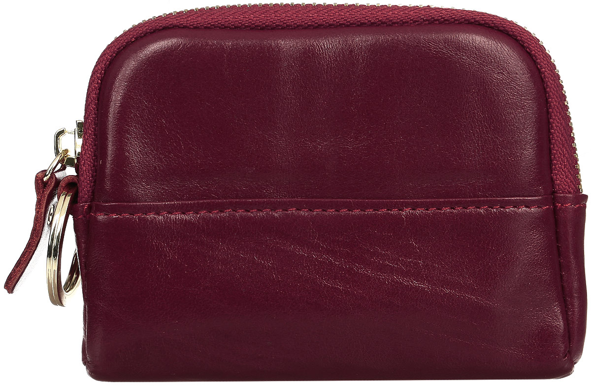 Кошелек женский Cheribags, цвет: бордовый. 04К-8211-1604К-8211-16 Кошелек женский Cheribags, цвет: бордовый. 04К-8211-1604К-8211-16Миниатюрный кошелек Cheribags выполнен из натуральной кожи и оформлен прострочкой. Внутри расположено отделение для денег, которое содержит открытый накладной карман. Изделие закрывается на застежку-молнию. Кошелек оснащен заводным кольцом для фиксации ключей.
