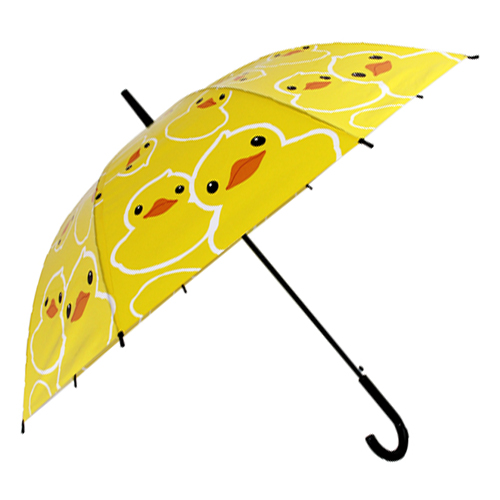 Зонт женский Kawaii Factory Yellow ducks, цвет: желтый. KW042-000088KW042-000088 Зонт женский Kawaii Factory Yellow ducks, цвет: желтый. KW042-000088KW042-000088Зонт-трость в непогоду всегда был бесценным помощником всех красавиц. Его главные преимущества – большой купол и прочная конструкция. Этому аксессуару не страшен ни проливной дождь, ни сильный ветер.
