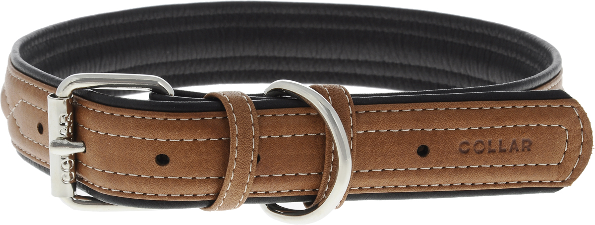 Ошейник для собак CoLLaR SOFT, цвет: коричневый, ширина 3,5 см, обхват шеи 57-71 см7217 Ошейник для собак CoLLaR SOFT, цвет: коричневый, ширина 3,5 см, обхват шеи 57-71 см7217Ошейник для собак CoLLaR SOFT изготовлен из высококачественной кожи. Он устойчив к влажности и перепадам температур. Сверхпрочные нити, крепкие металлические элементы делают ошейник надежным и долговечным. Обхват ошейника регулируется при помощи пряжки. Ошейник оснащен металлическим кольцом для крепления поводка. Изделие отличается высоким качеством, удобством и универсальностью. Минимальный обхват шеи: 57 см. Максимальный обхват шеи: 71 см. Ширина ошейника: 3,5 см. Длина ошейника: 77 см.