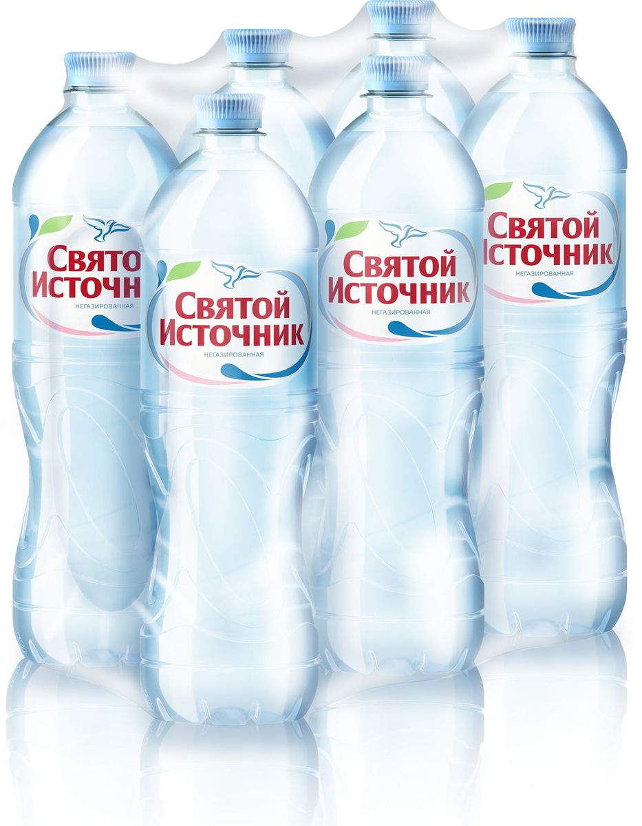 Святой Источник вода природная питьевая негазированная, 6 шт по 1 л4603934000267 Святой Источник вода природная питьевая негазированная, 6 шт по 1 л4603934000267Святой Источник - это природная питьевая вода, которая добывается из артезианских скважин, расположенных в заповедных местах российской природы. Тщательный подход к выбору источников позволяет использовать щадящие, современные методы фильтрации, которые не меняют природную структуру воды. Это позволяет сохранить в воде Святой Источник оптимальное содержание солей и микроэлементов, сохраняя всю пользу для человека.