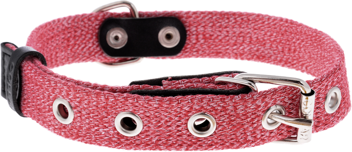 Ошейник для собак CoLLaR, цвет: красный, ширина 2,5 см, обхват шеи 41-53 см02623 Ошейник для собак CoLLaR, цвет: красный, ширина 2,5 см, обхват шеи 41-53 см02623Ошейник для собак CoLLaR, выполненный из хлопка с кожаными вставками, устойчив к влажности и перепадам температур. Крепкие металлические элементы делают ошейник надежным и долговечным. Изделие отличается высоким качеством, удобством и универсальностью. Размер ошейника регулируется при помощи пряжки, зафиксированной на одном из 5 отверстий. Минимальный обхват шеи: 41 см. Максимальный обхват шеи: 53 см. Ширина: 2,5 см.