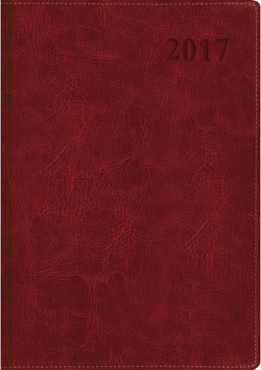 Канц-Эксмо Ежедневник Classic 2017 датированный 176 листов цвет бордовый формат A5ЕКК17517602 Канц-Эксмо Ежедневник Classic 2017 датированный 176 листов цвет бордовый формат A5ЕКК17517602Ежедневник датированный на 2017 год выполнен в твердом переплете из искусственной кожи с поролоном А5, 176 листов. Бумага офсет 70 г/м2, тонированная бежевая, однокрасочная печать, скругленные уголки, ляссе. Подходит под тиснение.