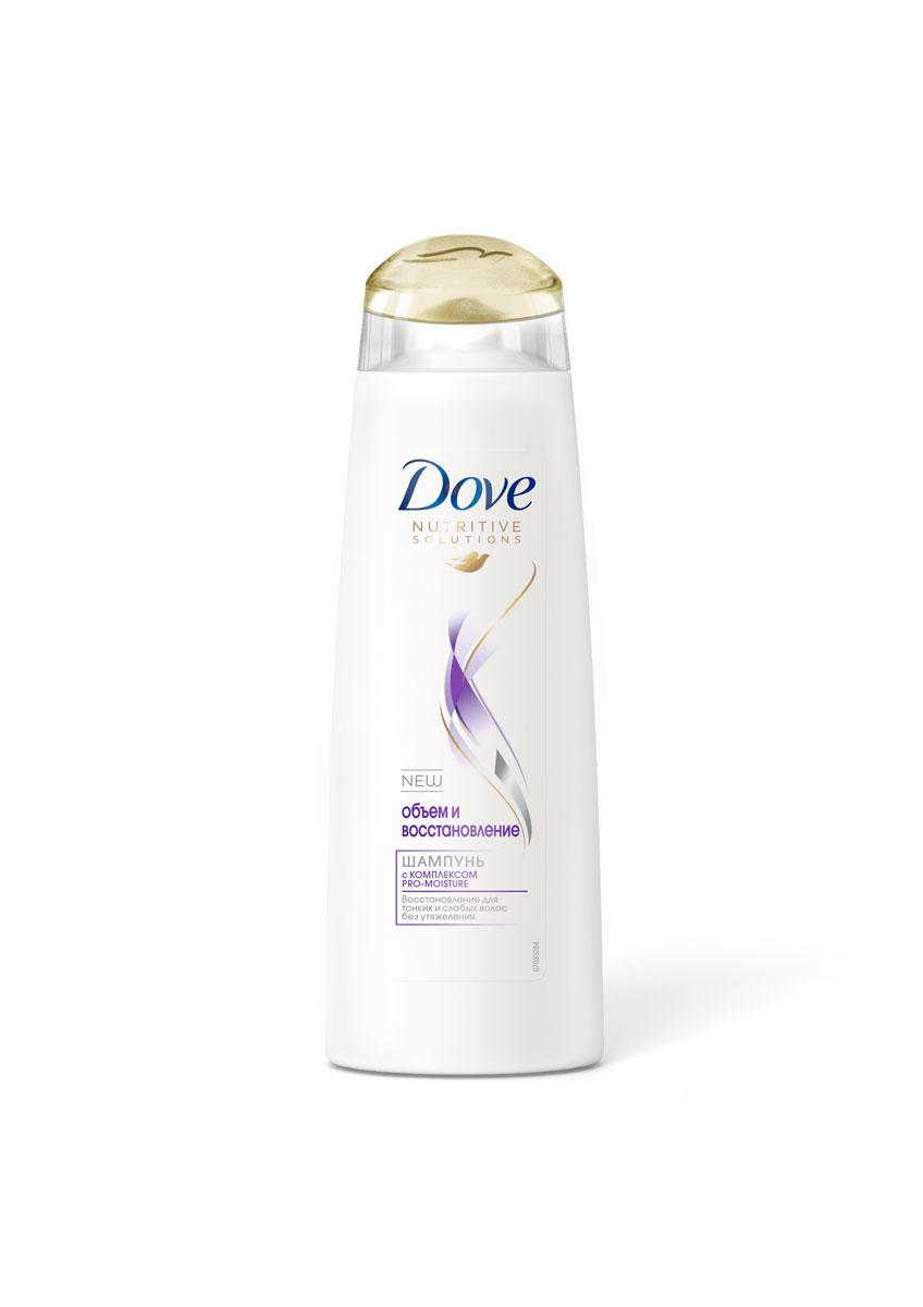 Dove Nutritive Solutions Шампунь Объем и восстановление 250 мл21075530 Dove Nutritive Solutions Шампунь Объем и восстановление 250 мл21075530Шампунь Dove Hair Therapy. Объем и восстановление, благодаря технологии Fibre Actives, проникает глубоко в структуру волос, укрепляя ее от корней до кончиков для густоты и дополнительного объема волос. Кроме того, средства Dove Объем и Восстановление защищает волосы от повреждений при горячей укладке. Результат: волосы защищены и готовы к укладке. Товар сертифицирован.