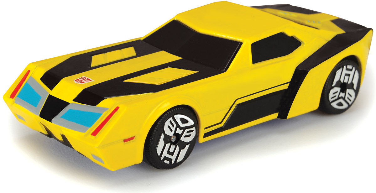 Dickie Toys Машинка Bumblebee с 3D карточкой3111001_желтый/черный Dickie Toys Машинка Bumblebee с 3D карточкой3111001_желтый/черныйТеперь в схватке с противником любимый герой мультфильма всегда будет оставаться победителем! Машинка Dickie Toys Bumblebee выполнена из металла и пластика в виде героя мультсериала Transformers: Robots in Disguise. Колеса свободно вращаются. На днище машинки находится кнопка, которая включает подсветку. В комплекте с машинкой также идет 3D карточка коллекционера. Для работы игрушки необходима 1 батарейка типа CR1220 (товар комплектуется демонстрационной).