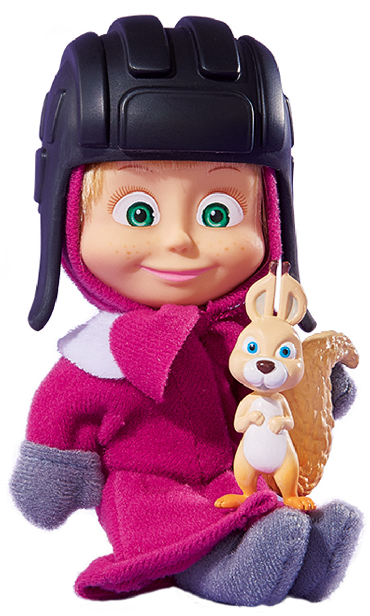 Simba Мини-кукла Маша с белкой9302117_с белкой, 109302117029 Simba Мини-кукла Маша с белкой9302117_с белкой, 109302117029Мини-кукла Маша с белкой непременно понравится вашей малышке и надолго займет ее внимание. Игрушка выполнена из безопасного материала в виде персонажа Маши из мультсериала Маша и Медведь. Маша отправилась гулять по лесу холодной зимой. Куколка в длинном пальто с варежками и мягких текстильных сапожках. На голове у маши неизменная косынка и черная пластиковая шапочка. В комплекте с куколкой имеется фигурка забавной белочки. Ручки, ножки и голова у Маши подвижны. Оригинальный стиль и великолепное качество исполнения делают эту игрушку чудесным подарком к любому празднику, а жизнерадостный образ представит такой подарок в самом лучшем свете.